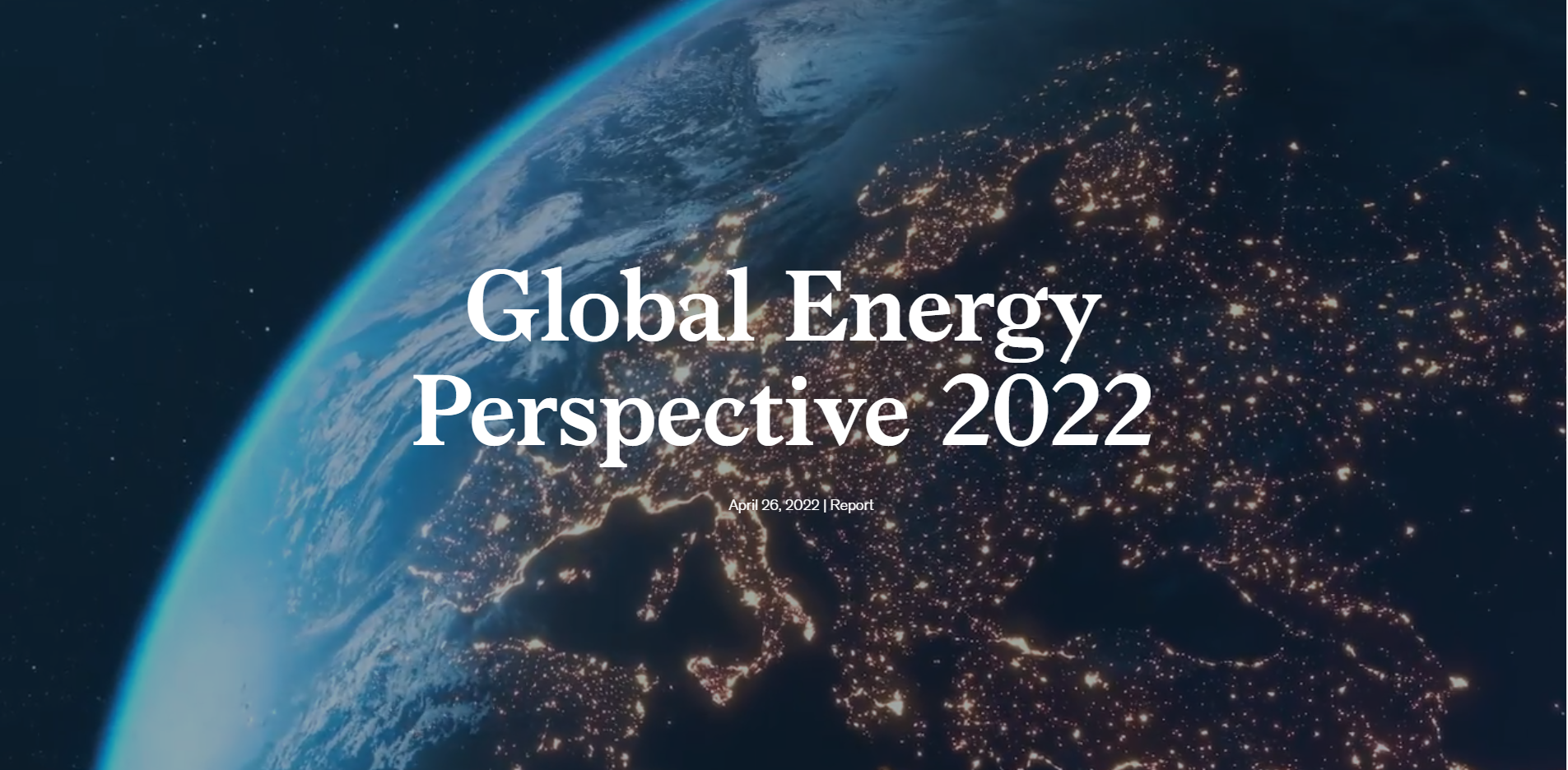 Global Energy Perspective 2022 Cover